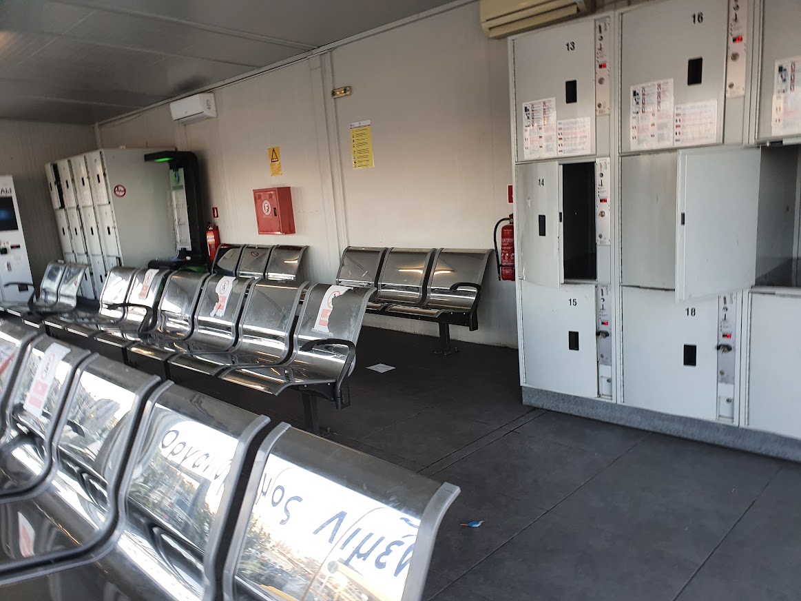 Rafina Port waiting area